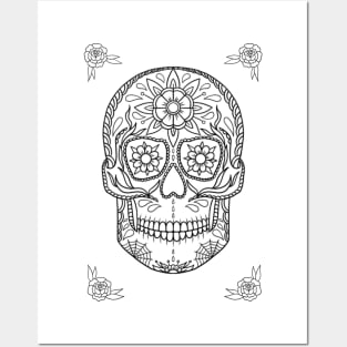 HomeSchoolTattoo SugarSkull Posters and Art